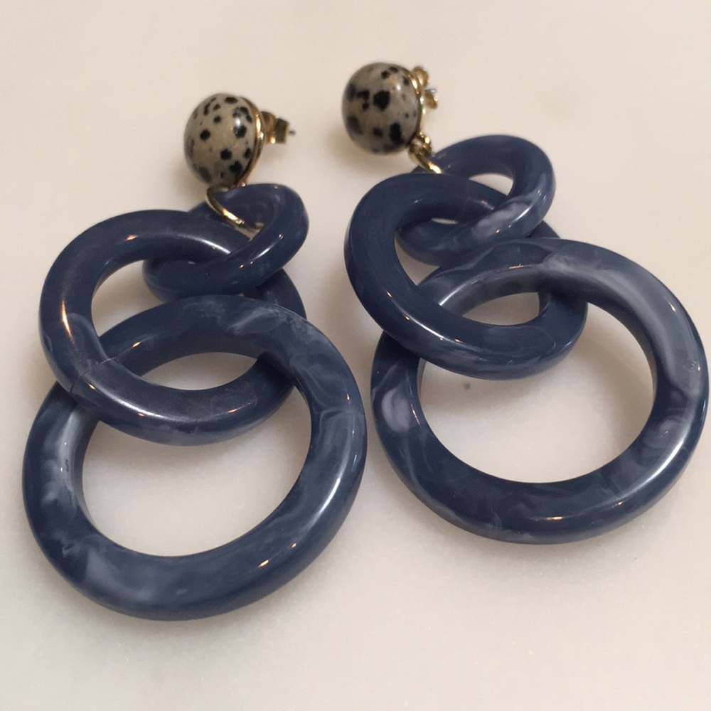 Anthropologie Resin Statement Earrings